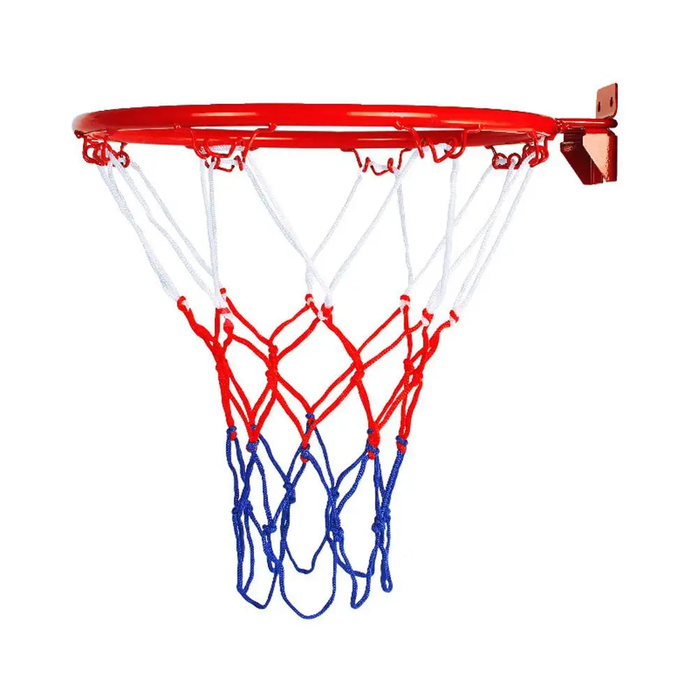 Indoor/Outdoor Wall Mounted Basketball Hoop with Net - Durable and Versatile Basketball Equipment