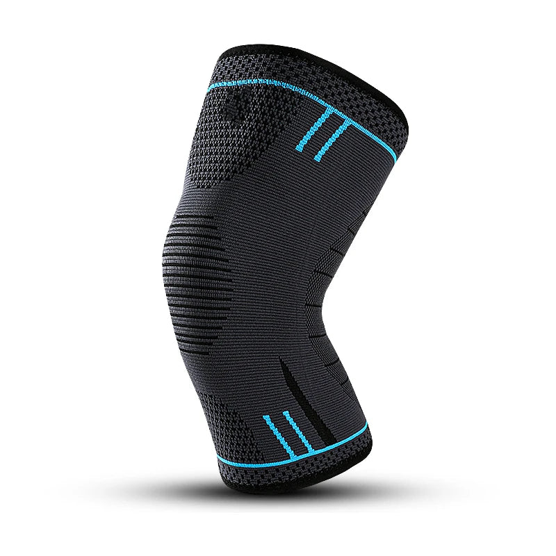1 PCS Compression Knee Support, Elastic Breathable Nylon Knee Pad Brace for Gym, Basketball, Volleyball, Running