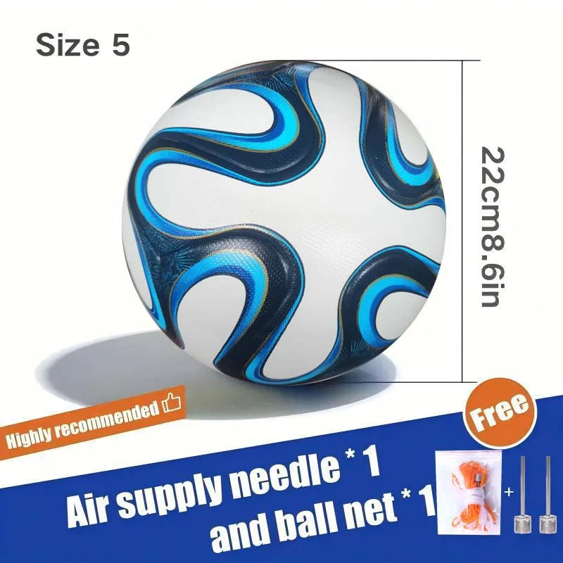 Soccer Ball, Size 5, PU Material, Outdoor Sports Training Football Team