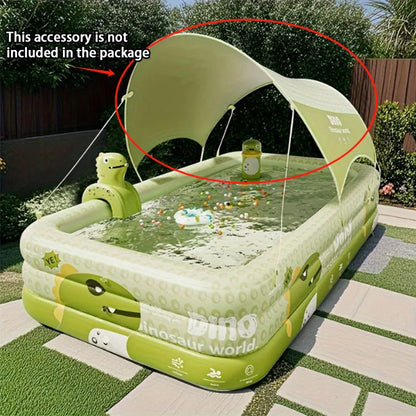 Outdoor Inflatable Swimming Pool, PVC Material, with  Dinosaurs Design