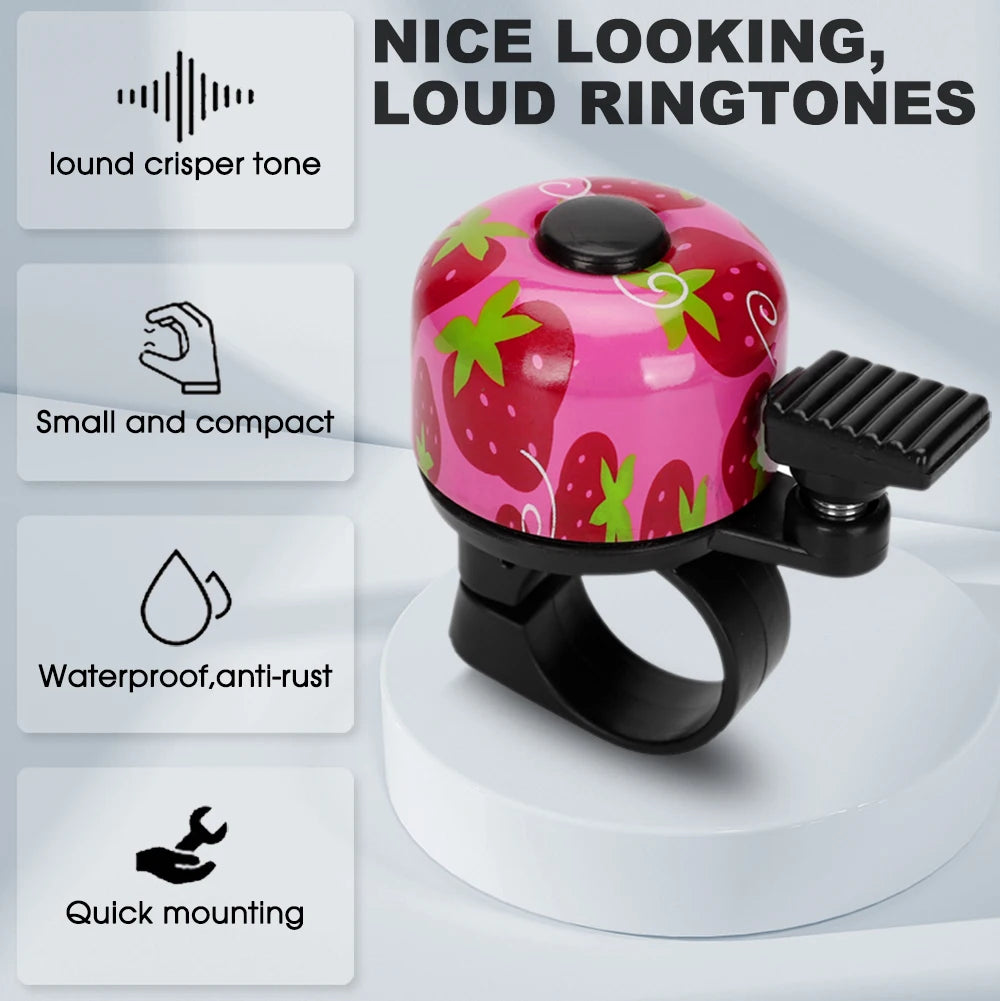 Bicycle Bell Alloy, Mountain Road Bike Ring, Cycling Handlebar Metal Ring Bell