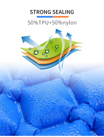 Widesea Camping Sleeping Pad Inflatable Air Mattresses Outdoor Mat Furniture Bed Ultralight Cushion Pillow Hiking Trekking