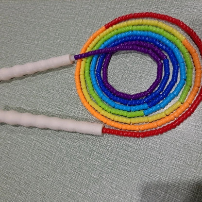 2.2m 2.4m 2.6m 3m 3.6m Multicolor Soft PVC Beads Jump Rope, for Kids & Adults