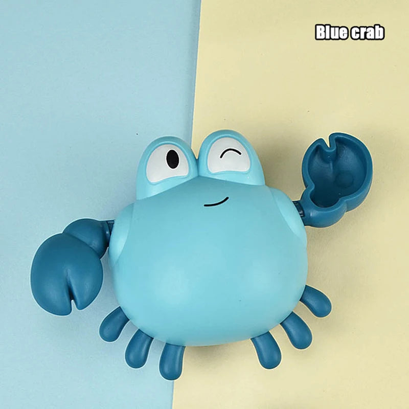 Baby Bath Toys, Cute Swimming Turtle, Whale, Crab, Frog, Penguin, Duck Classic Chain Clockwork Water Toy, For Kids, Water Playing Toys