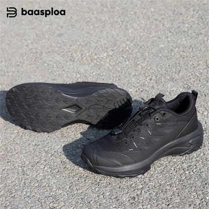 Baasploa Women Hiking Shoes Fashion Comfort Rubber Sole Non-Slip Wear-Resistant Sport Shoes Female Breathable Outdoor Sneakers