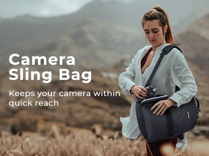 BAGSMART Camera Backpack for Photographers DSLR SLR Camera Backpacks Waterproof Backpack Fit up to 12.9" iPad with Tripod Holder