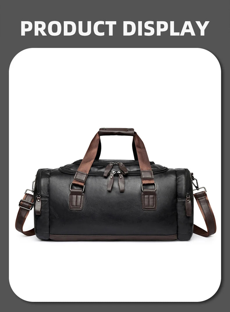 PU Sports Handbag, Shoulder Bag for Gym, Fitness & Travel