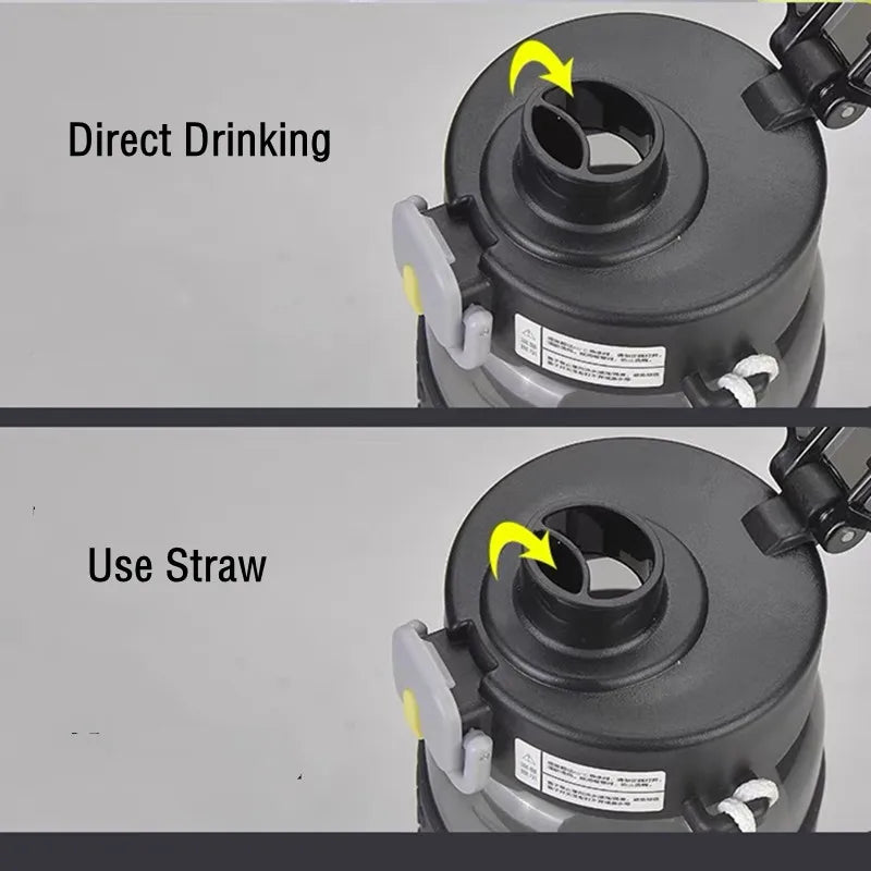 800ml / 1200ml Sports Water Bottle With Straw, BPA Free, Durable, for Gym, Fitness, Outdoor Sports