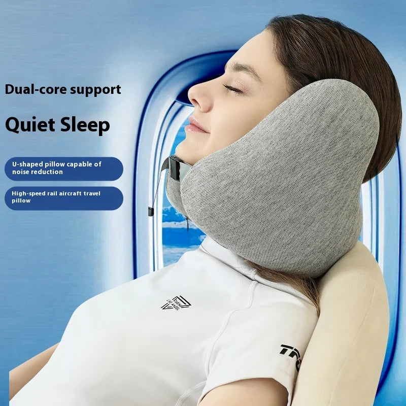 U-shaped pillow, nap pillow, prone pillow, airplane high-speed rail neck protection, memory cotton, essential tool for office tr