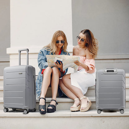 3pcs Travel Suitcase Men Carry-On Luggage Sets, TSA Women Suitcase Rolling Luggage Trolley Case 20 24 28Inch Cabin Suitcase Sets