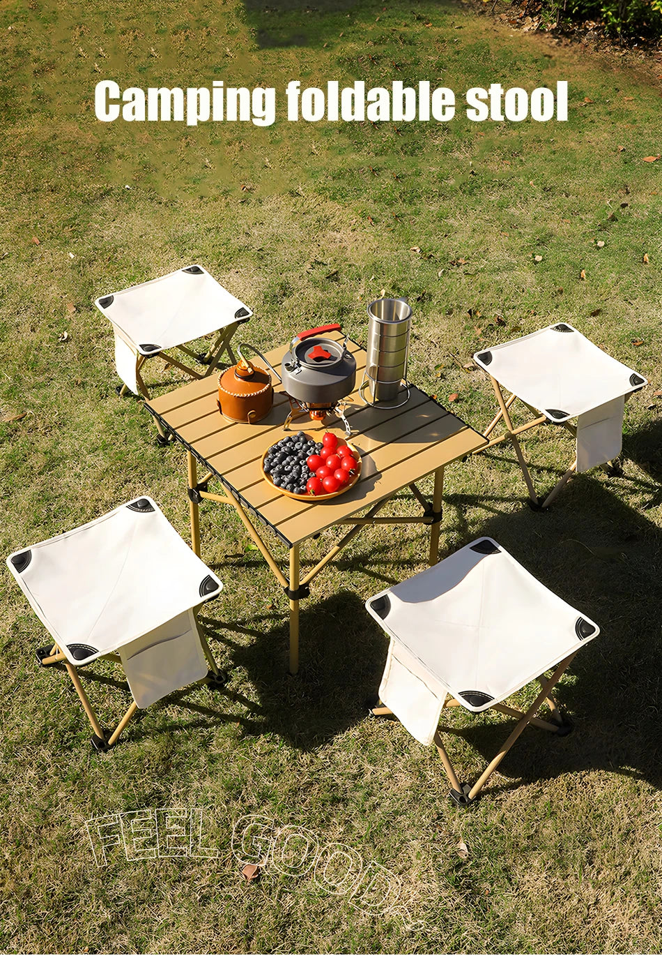 Folding Small Stool Bench Stool Portable Outdoor Travel Picnic Camping Fishing Chair Camping Collapsible Foot Stool Beach Picnic