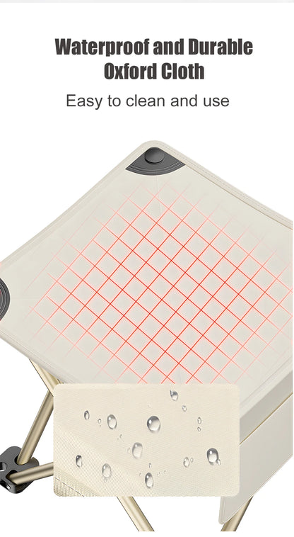 Folding Small Stool Bench Stool Portable Outdoor Travel Picnic Camping Fishing Chair Camping Collapsible Foot Stool Beach Picnic