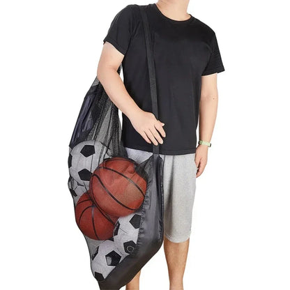 Extra Large Drawstring Mesh Bag, Durable Net Storage Bag, for Toys, Balls & Sports Equipment