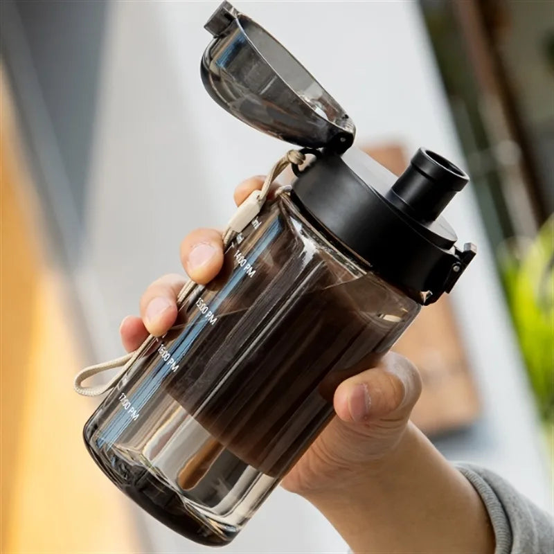 500 ml Sports Water Bottle - Anti-Fall Pop-Up Lid, Outdoor Water Jug, for Fitness and Hiking