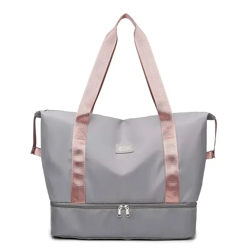 Large Capacity Sport Bag, with Dry / Wet Separation, Shoulder Bag for Fitness, Gym, Outdoor, Travel