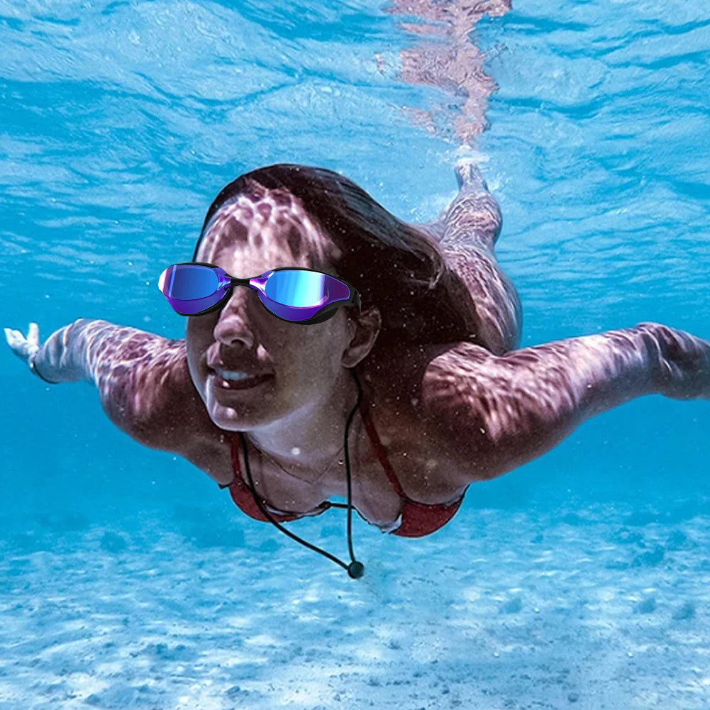 Professional Swimming Goggles Anti-Fog, with UV Protection Lens, for Adults