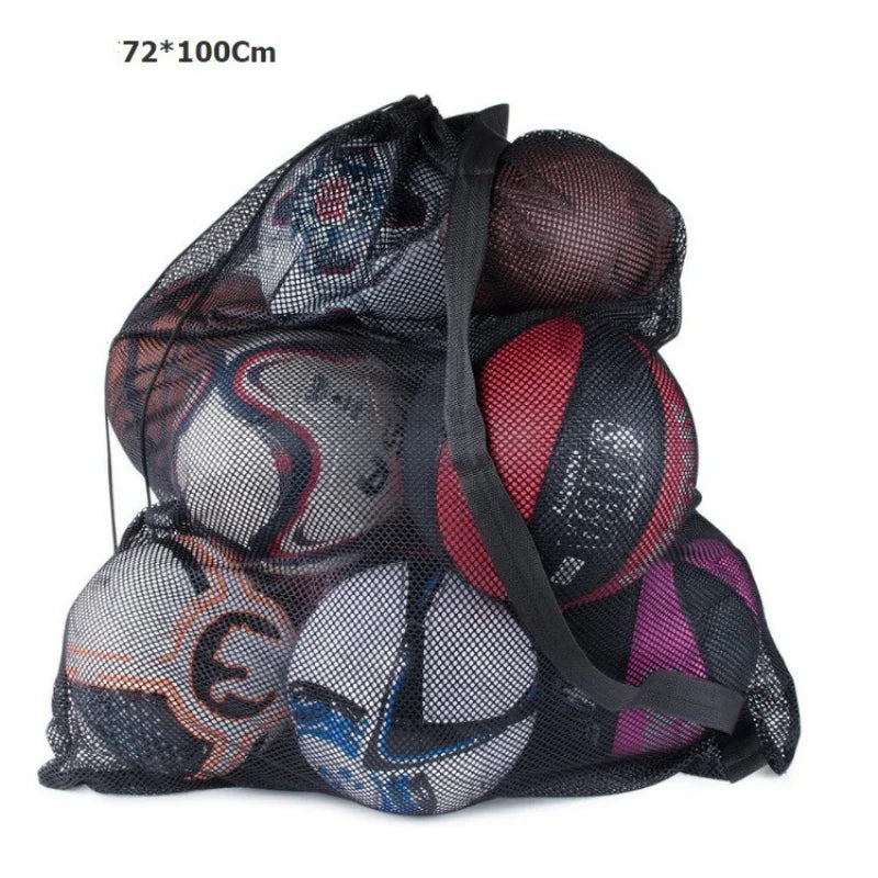 Extra Large Drawstring Mesh Bag, Durable Net Storage Bag, for Toys, Balls & Sports Equipment