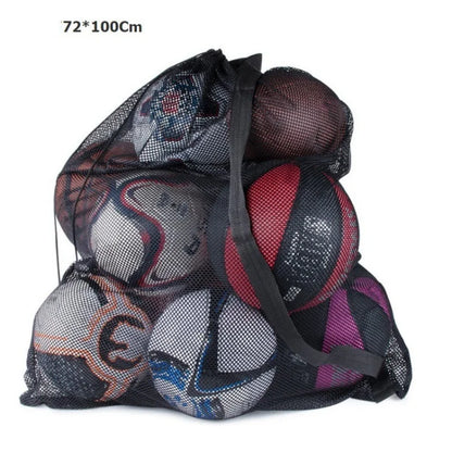 Extra Large Drawstring Mesh Bag, Durable Net Storage Bag, for Toys, Balls & Sports Equipment