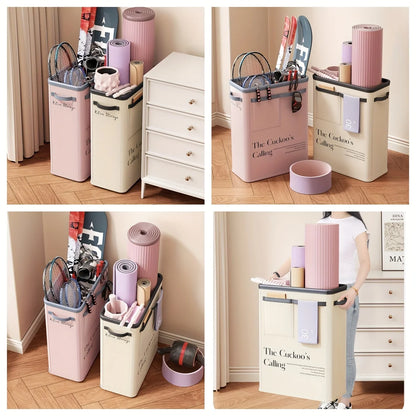 Yoga Mat Storage Basket, Fitness & Sports Equipment Storage Basket