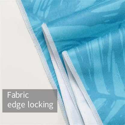 Fashionable Colorful Striped Beach Towel, Quick Drying Absorbent