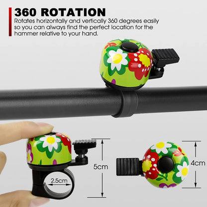 Bicycle Bell Alloy, Mountain Road Bike Ring, Cycling Handlebar Metal Ring Bell