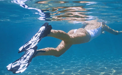 Adjustable Fins for Snorkeling, Diving, Open Heel Swimming Flippers