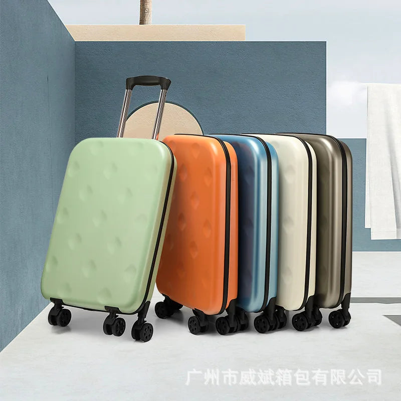 20/24/28Foldable Upright Luggage-Inch Universal Wheel Suitcase Portable Storage Luggage Password Boarding Bag