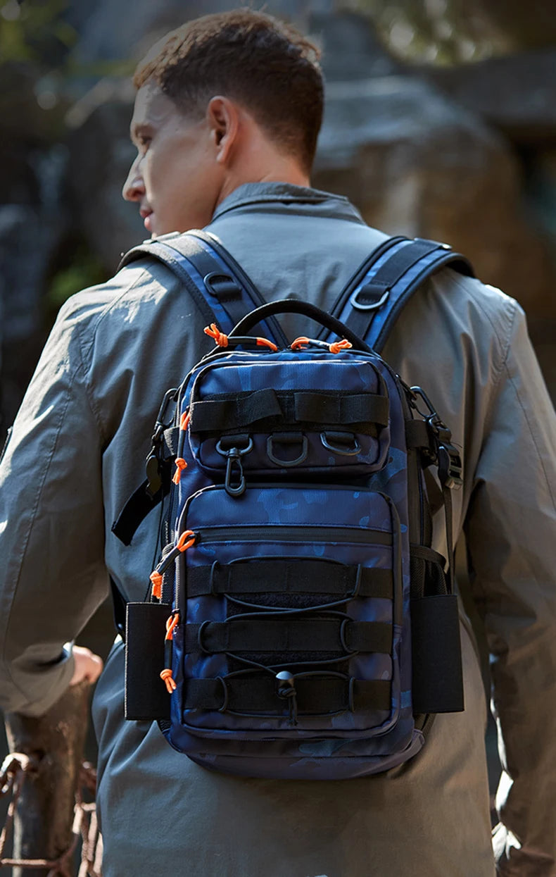 Fishing Tactical Camping Backpack Outdoor Sports Bag Hiking Molle Fish Lure Accessories Tackle Bag for Men Climbing Travel Bag