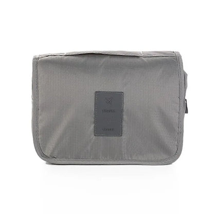 Polyester Hook Cosmetic Bag Women Makeup Bag High Capacity Toiletry Storage Pouch Travel Make Up Organizer Waterproof Beauty Bag