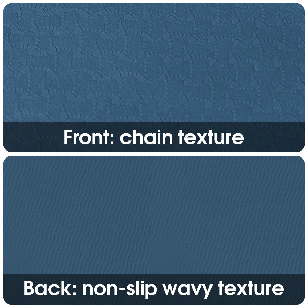 TPE Yoga Mat, Meditation Pad Anti-Slip, Foldable Pilates / Gymnastics Mat, Shock-Absorbing, Easy Clean Sports Equipment