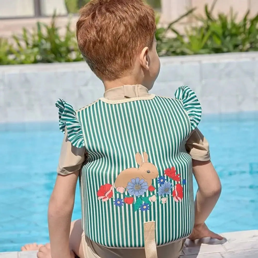Water Inflatable & Adjustable Vest Anti Rollover, for Kids