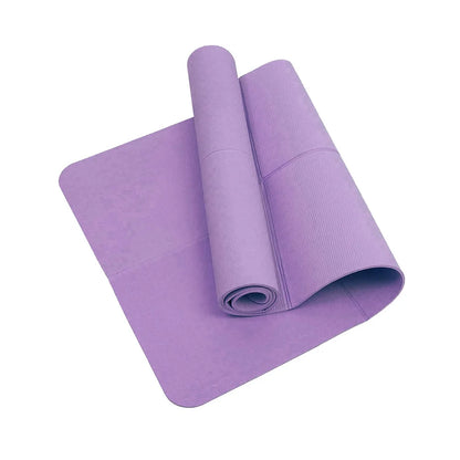TPE Yoga Mat, Meditation Pad Anti-Slip, Foldable Pilates / Gymnastics Mat, Shock-Absorbing, Easy Clean Sports Equipment