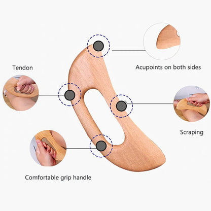 Wooden Gua Sha Tool Scraping Board Massage, Scraper Body Massage Therapy Tool