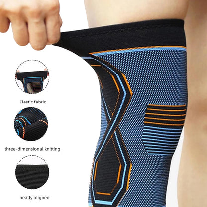 2PCS Premium Knee Brace Support Sleeve – Compression for Running, Gym,Sports – Breathable & Pain Relief for Arthritis, Men & Women