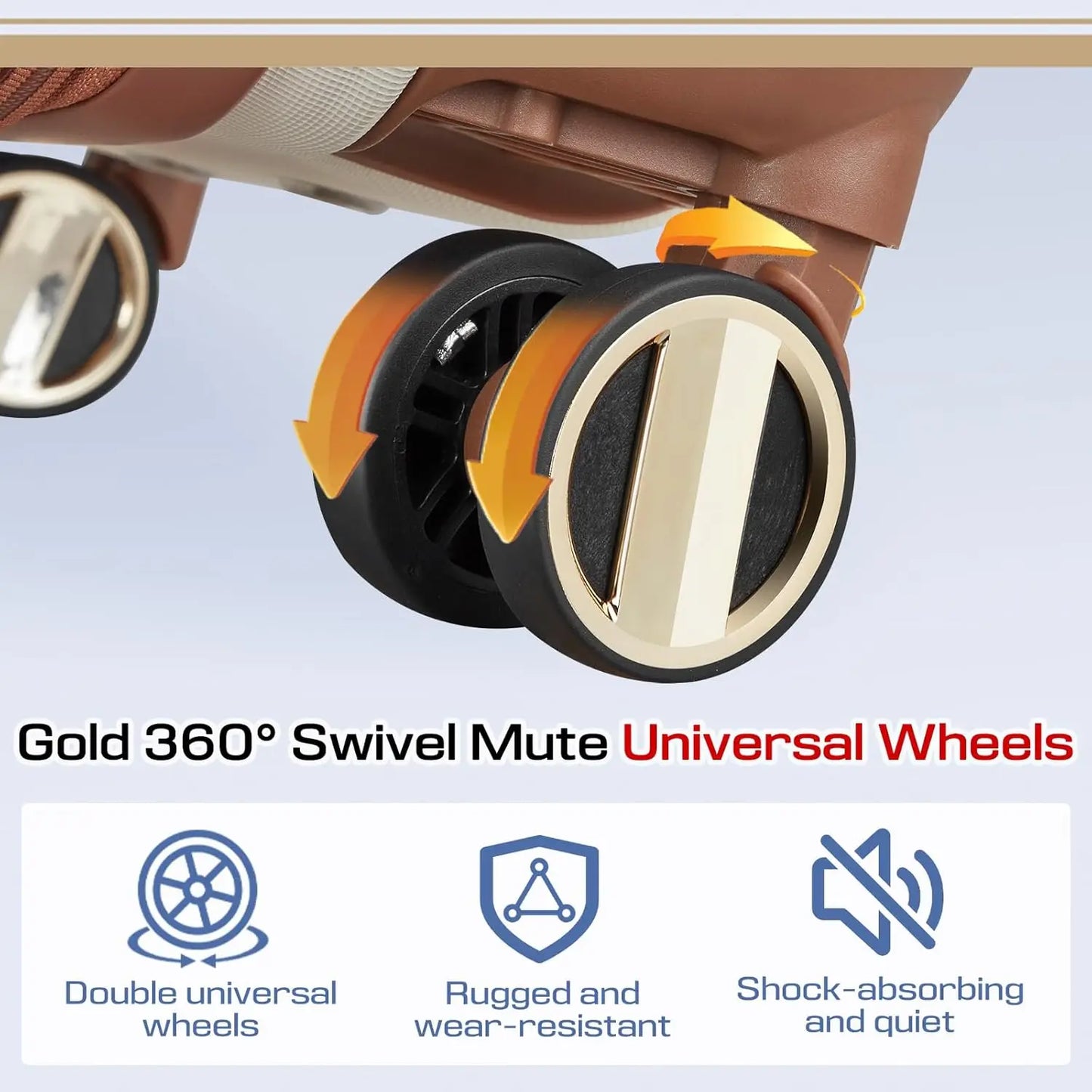 Joyway Expandable Luggage Sets 5 Piece, Lightweight Durable Hard Shell Travel Suitcase Set with TSA Lock, Spinner Wheels