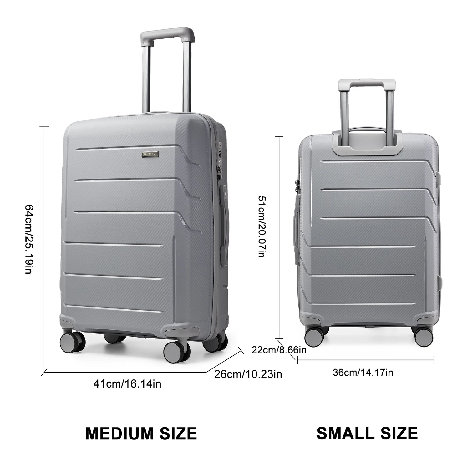 3pcs Travel Suitcase Men Carry-On Luggage Sets, TSA Women Suitcase Rolling Luggage Trolley Case 20 24 28Inch Cabin Suitcase Sets