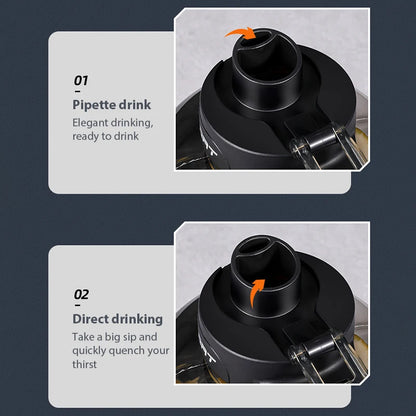 1.2L/1.7L/2.5L Large-Capacity Sports Water Bottle