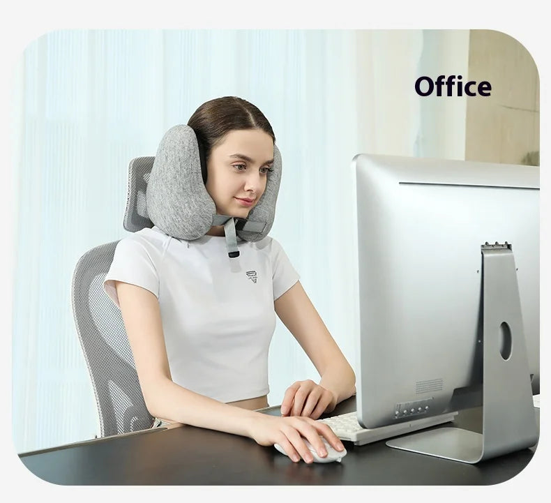 U-shaped pillow, nap pillow, prone pillow, airplane high-speed rail neck protection, memory cotton, essential tool for office tr