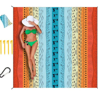 Waterproof Beach & Picnic Mat, Colourful, Resistant & Durable