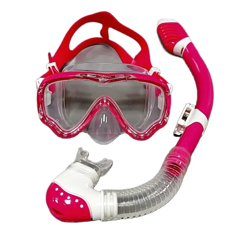 Professional Snorkel Diving Mask, Diving Goggles & Tube Snorkeling Set for Children