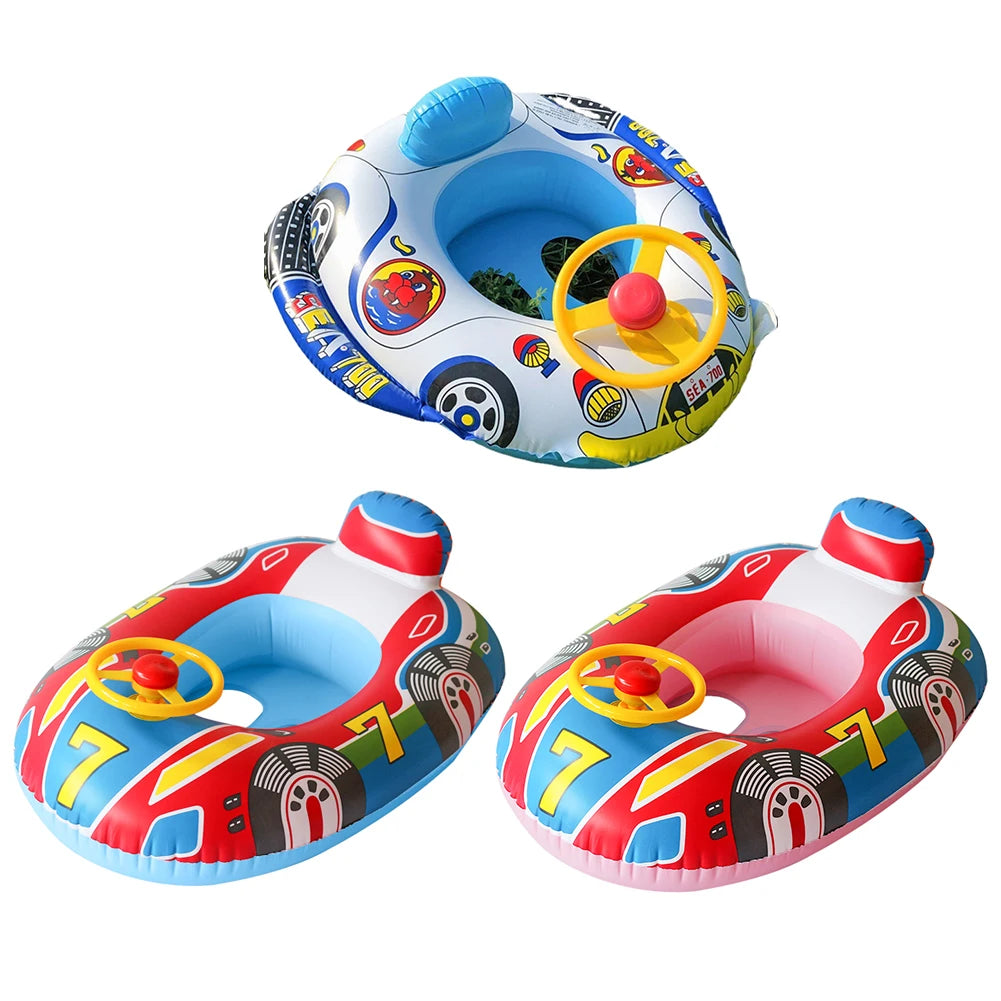 Inflatable Baby Swimming Rings, Pool Seat Floating, Summer Beach Party Water Toys