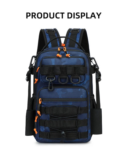 Fishing Tactical Camping Backpack Outdoor Sports Bag Hiking Molle Fish Lure Accessories Tackle Bag for Men Climbing Travel Bag