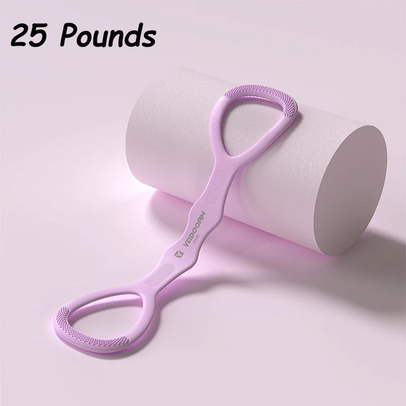Silicone Resistance Band, for Women Pilates, Training, Gym, Fitness Equipment, Yoga Exercise