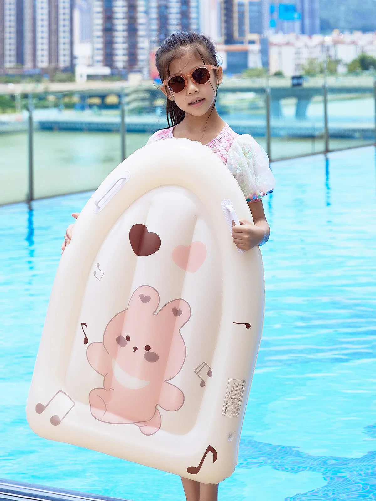 Water Hammock for Children, Swimming Circle Pool Bathtub Water Play Swim Tube