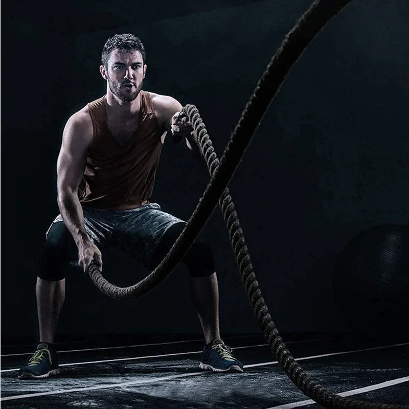 Sports Rope, Heavy Jump Rope, Weighted Battle Power, Improve Strength, Training, Fitness, Gym Equipment