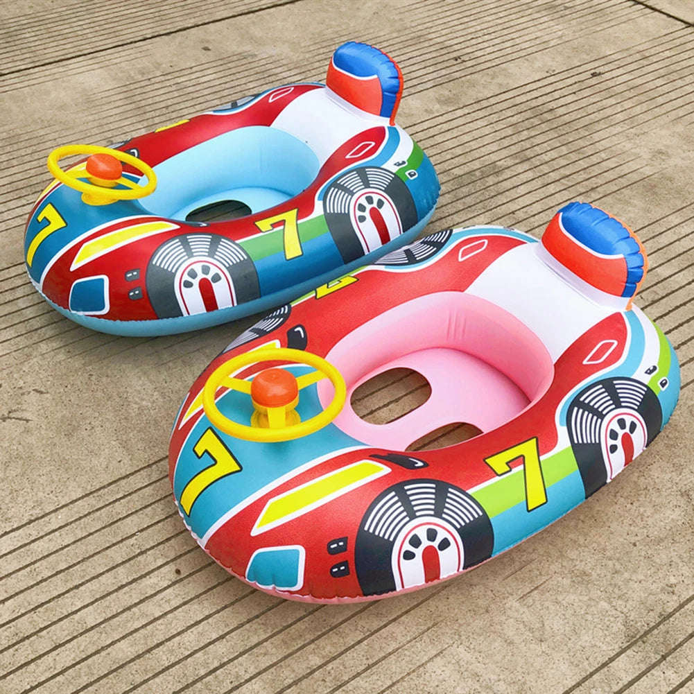 Inflatable Baby Swimming Rings, Pool Seat Floating, Summer Beach Party Water Toys