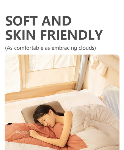 BISINNA Camping Sleeping Bag Ultralight 4 Season Warm Envelope Backpacking Cotton Sleeping Bag for Outdoor Traveling Hiking