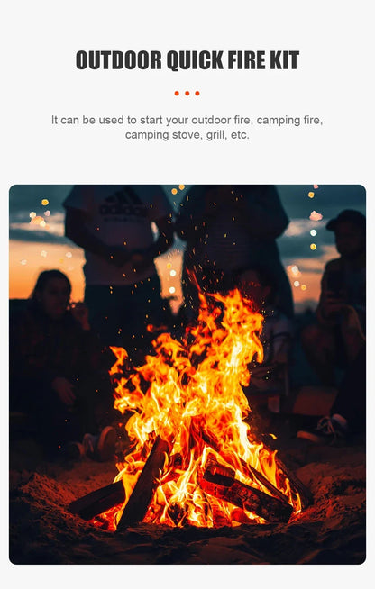 1box Fatwood Fire Starter Stick Outdoor Fire-making Tools Natural Firestarting Wood Sticks for Camping Hiking Emergency Survival