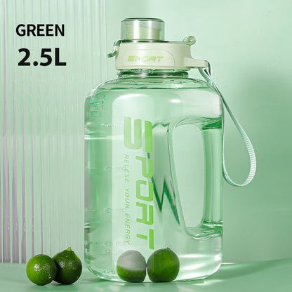 1.2L/1.7L/2.5L Large-Capacity Sports Water Bottle