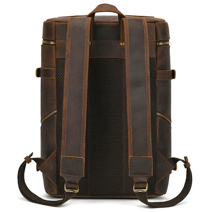 Large Leather Backpack Men Luxury Designer Laptop Bagpack for Man Backpack for School Bag Travel Backpack Bag Men's Daypack